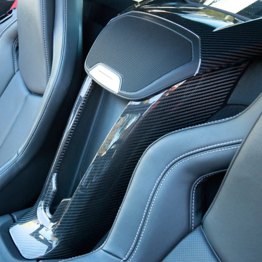 C Chevrolet Corvette Carbon Fiber Upper Waterfall Speaker