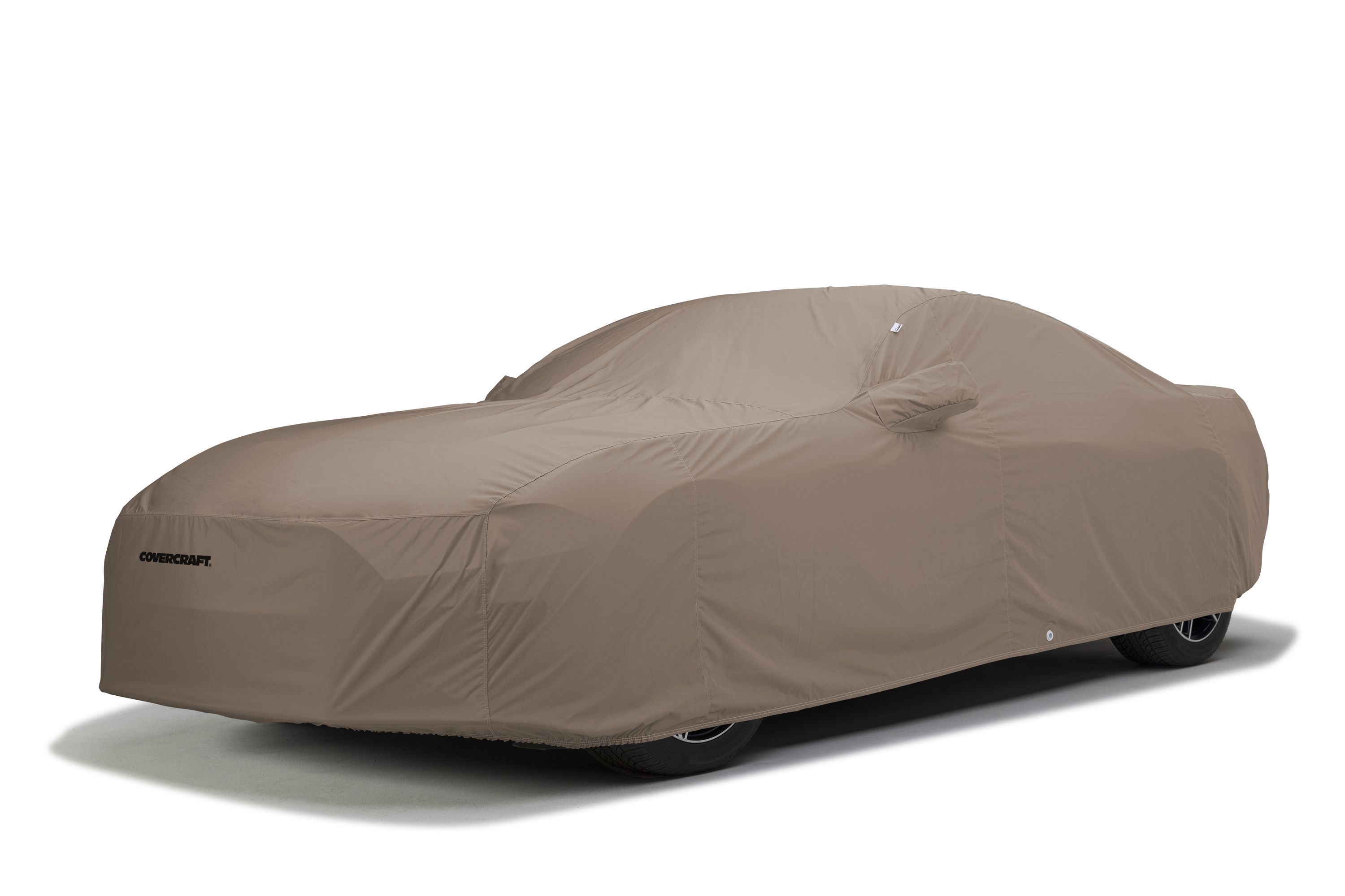 2008-2021 Dodge Challenger WeatherShield HP Car Cover W/Antenna  Mirror  Pockets Taupe Covercraft