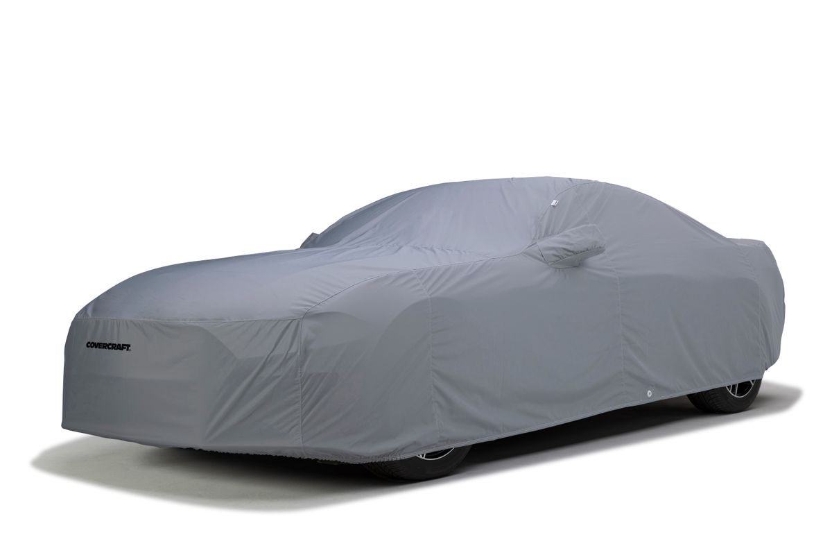 メーカー純正品[充電不要 1年保証] Covercraft Custom Fit Car Cover for Ford Mustang-WeatherShield  HP Series Fabric%Gray