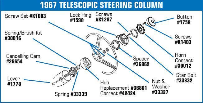 1965-1982 Chevrolet Corvette Star Bolt Retaining Screws. - CA diagram