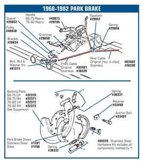 1965-1975 Chevrolet Corvette Rear Backing Plate Shield. Silver LH - CA diagram