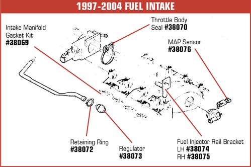 1997-2007 Chevrolet Corvette Manifold Absolute Pressure (MAP) Sensor. - Auto Accessories of America diagram