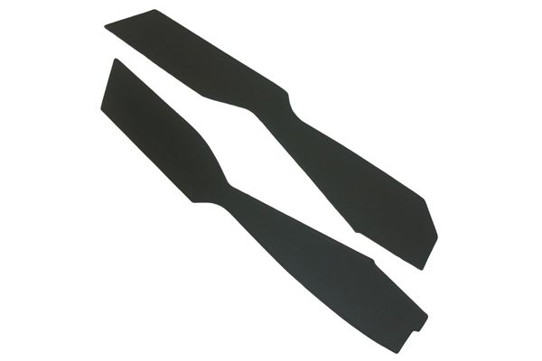 Corvette C3 Shift Console Side Panels – Black, 1977 – Pair, Driver & Passenger Side