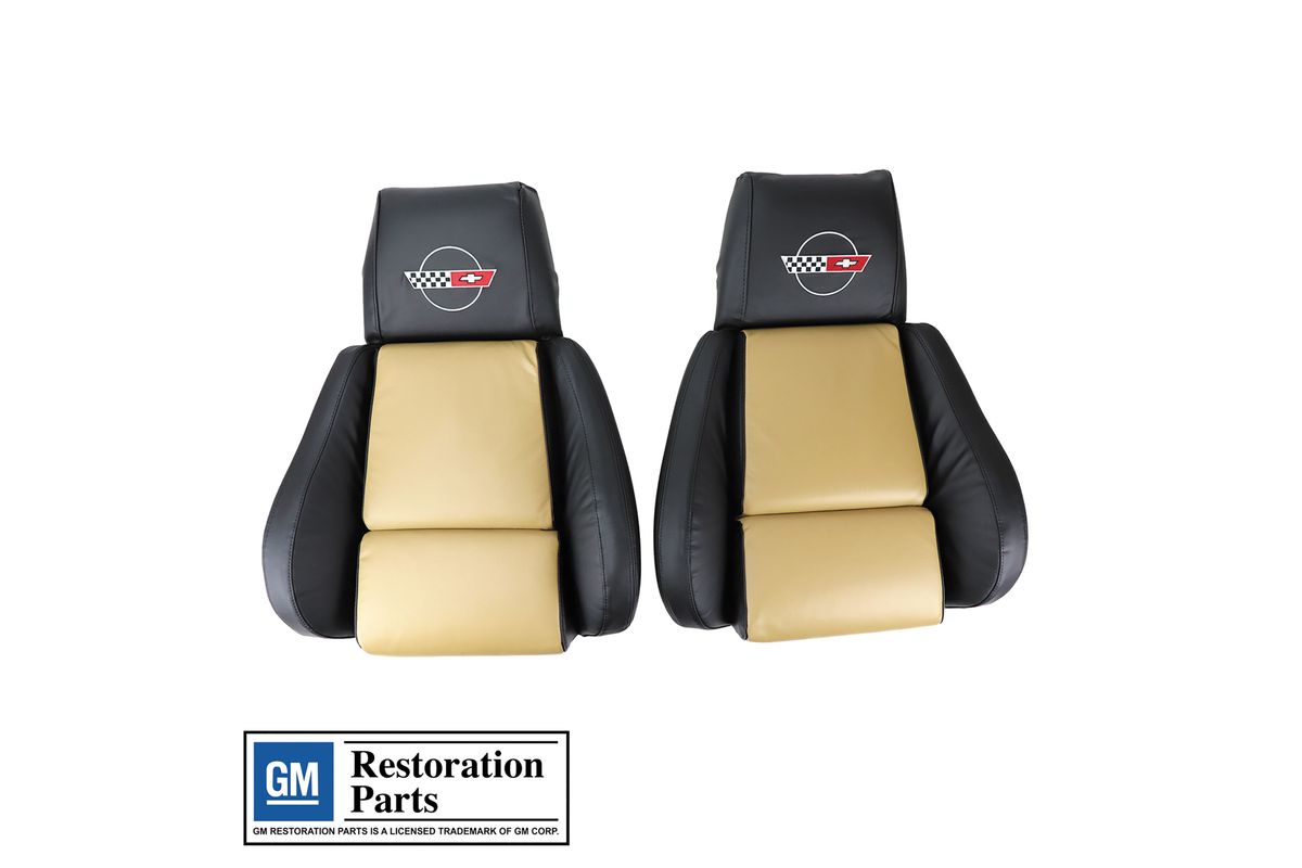 thumbnail image 2 of Custom Made Real Leather Seat Covers For C4 Corvette 1984-1988 - Standard Seats, Direct Replacement 2 of 5