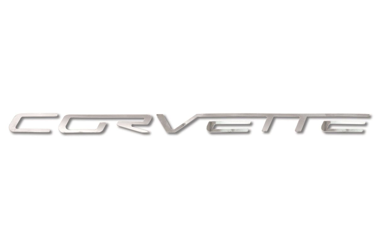 CA 2005-2013 Chevrolet Corvette C6 Mirror Finish Rear Letters