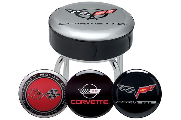 C8 Corvette Color-Matched Counter, Bar Stool with Back Support