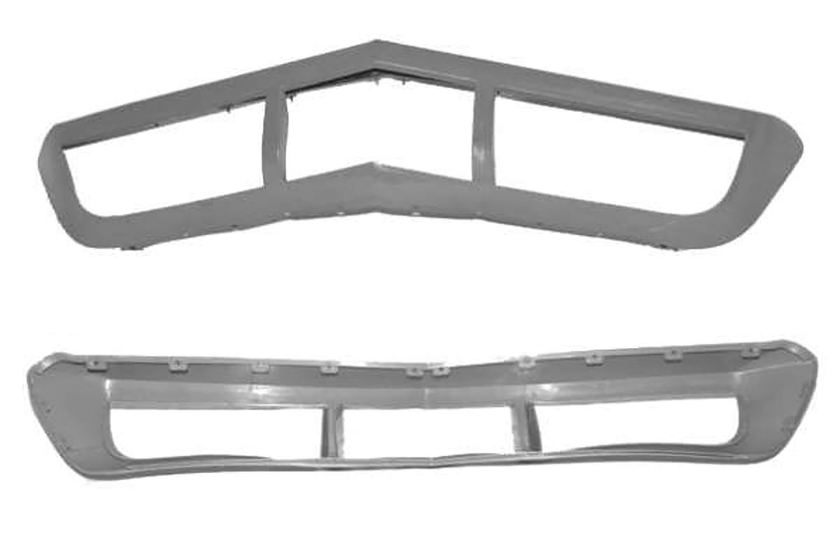thumbnail image 2 of Fiberglass Front Bumper Face Bar Grille For Chevrolet Corvette 1973-1974 2 of 4