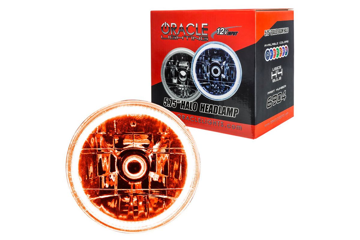 Switchback-anillos de luz LED de algodón para coche, Kit de Ojos