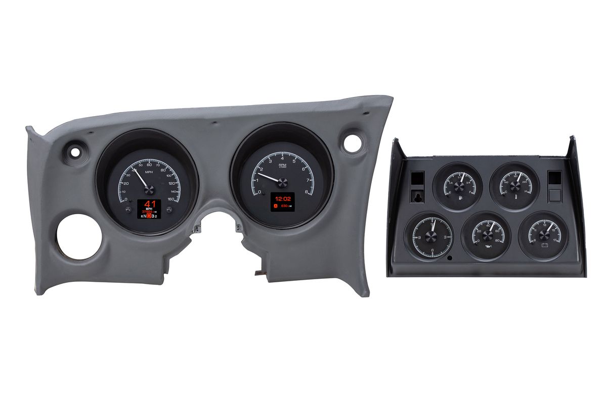 thumbnail image 2 of Tanin Electronix Gauge Face Overlay For 2003-2005 Chevy GMC Trucks – Black With Clear Scales 2 of 4