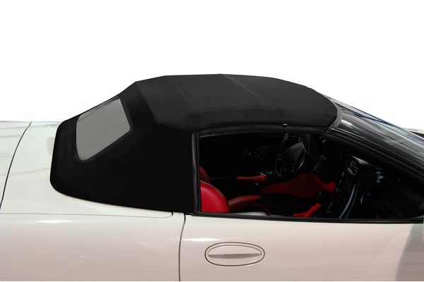 99-04 Chevy C5 Corvette Convertible Top W/ Glass & Frame (Black) 1 Small  Tear - J