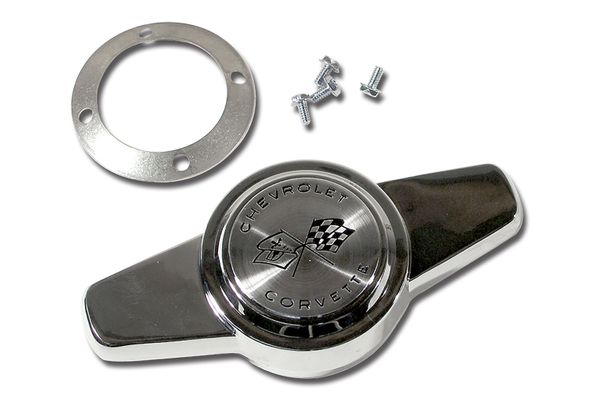 Wheel Spinner Kit With Swept Ear Spinners For 1976-1982 C3 Corvette – 4-Piece Set 3 thumbnail image
