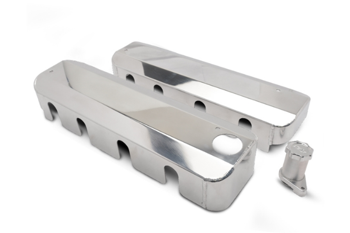 Eddie Motorsports 19681982 Chevrolet Corvette LS Coil Covers Clear Anodize