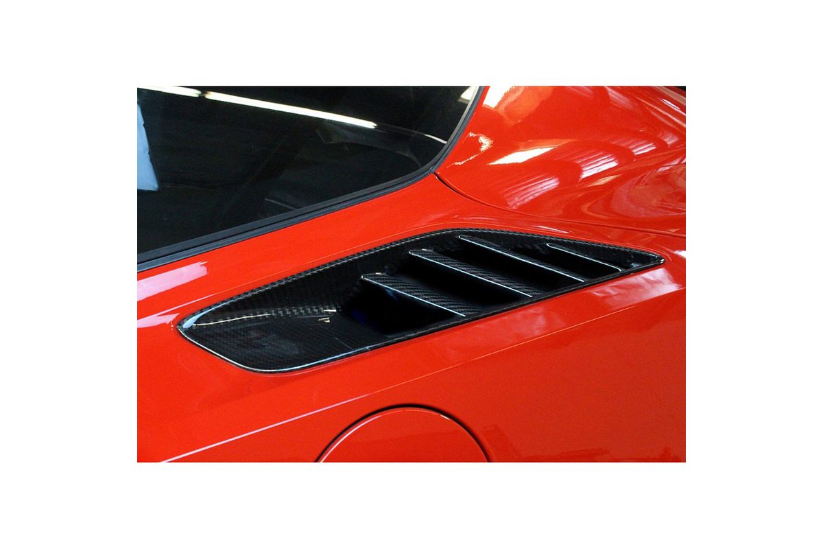 Extreme Online Store Carbon Fiber Rear Quarter Intake Vents For 2014-2019 Corvette C7 Z06 – Factory Style