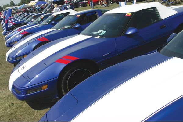 Ellis Graphic Printing C4 Corvette Dark Logo Decal – 2" X 1.5" – Laminated Vinyl – Pair (2) 1991-1994