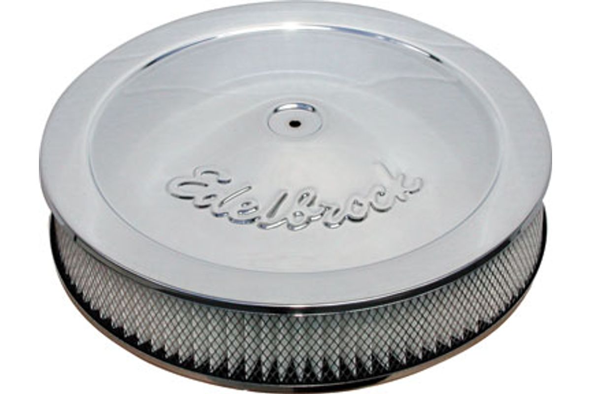 Pro-Flo Chrome 14 Round Air Cleaner with 3 Cotton Element
