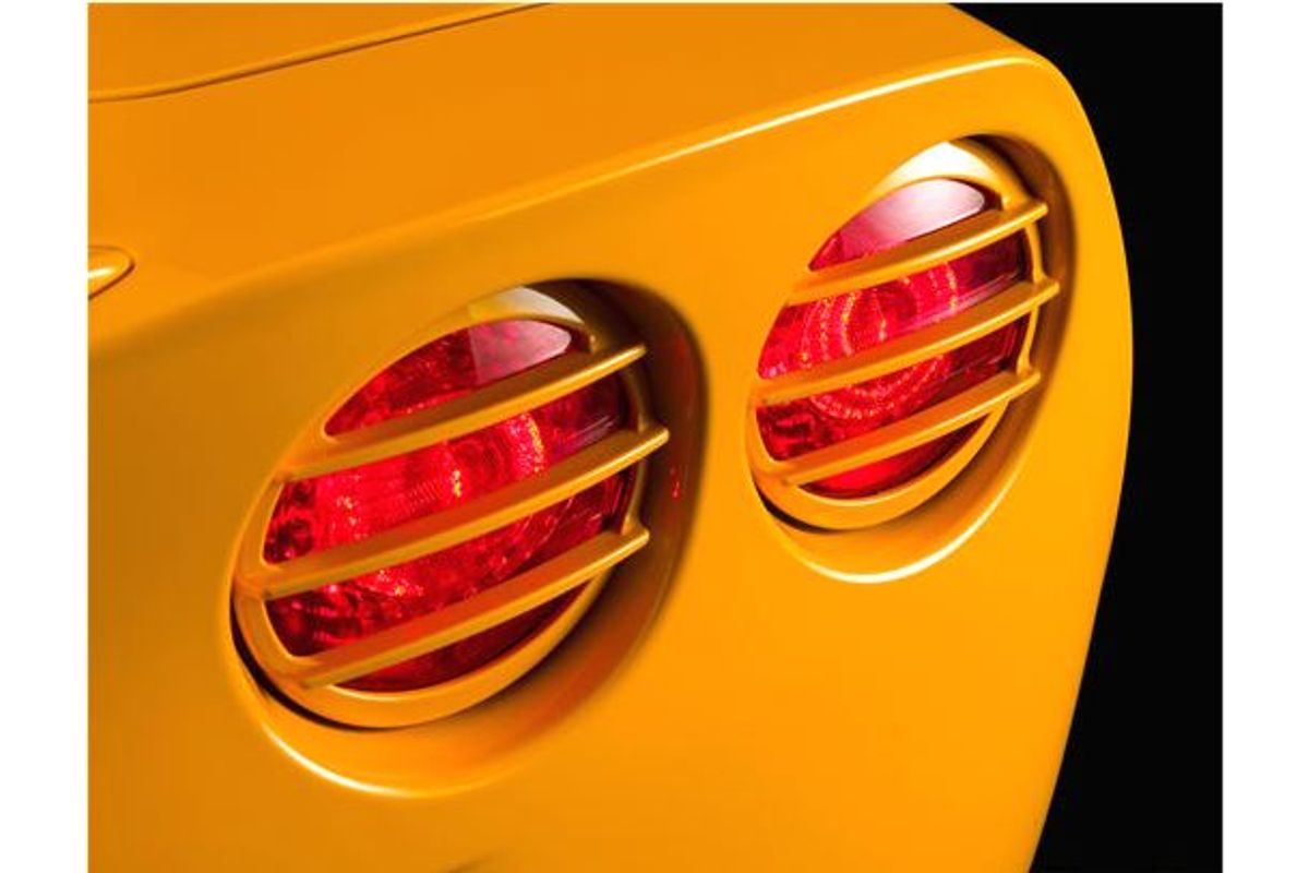 C6 2005-2013 Chevrolet Corvette Tail Light Louvers - Choose Color ...