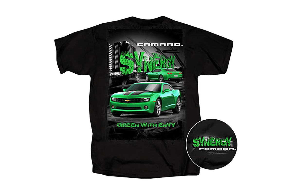 1967-2021 Chevrolet Camaro Green W/ Envy Synergy T-Shirt - Auto