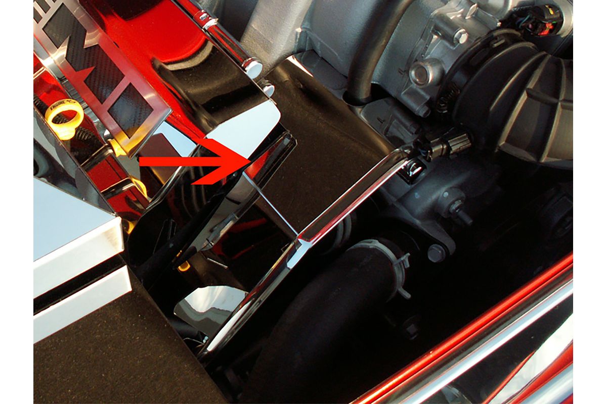 2006-2010 Dodge Charger SRT8 Engine Harness Cover - Polished