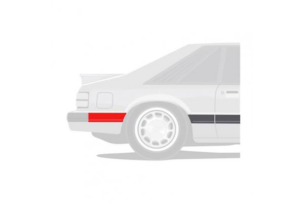 Buy 1987-1993 MUSTANG GT SIDE GROUND EFFECTS L&R, FLARED, SPOILERS
