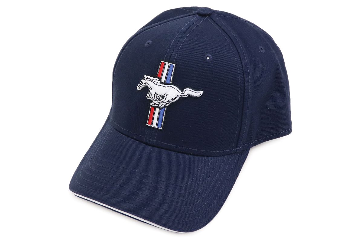 1964-2021 Ford Mustang Cap - Mustang Blue Cotton Twill W/Pony Logo - Auto  Accessories of America