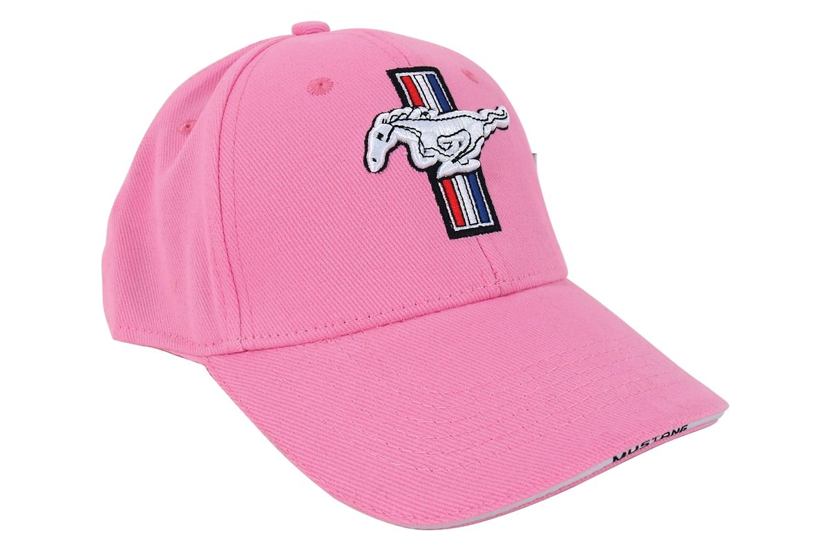 Pink Cap Auto 1964-2021 Accessories Ford Logo Mustang Twill - Cotton W/Pony - Mustang America of