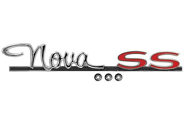 Emblema Nuevo Para Panel Del Tablero – Chevrolet Nova SS 1969-1974 – Cromado De Calidad