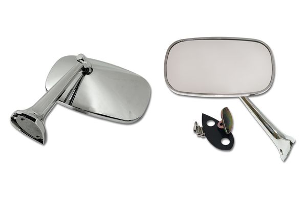 Driver Side Mirror Glass For 2005-2013 Corvette – Auto-Dim Type, Adhesive Back, Direct Fit For OEM 88981034