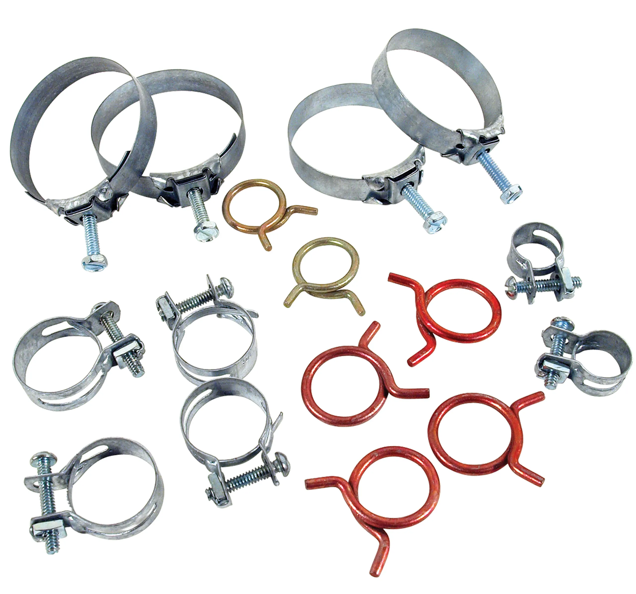 C2 1963-1967 Chevrolet Corvette Hose Clamp Kit. 327 High Performance W/O Air Conditioning - Auto Accessories of America