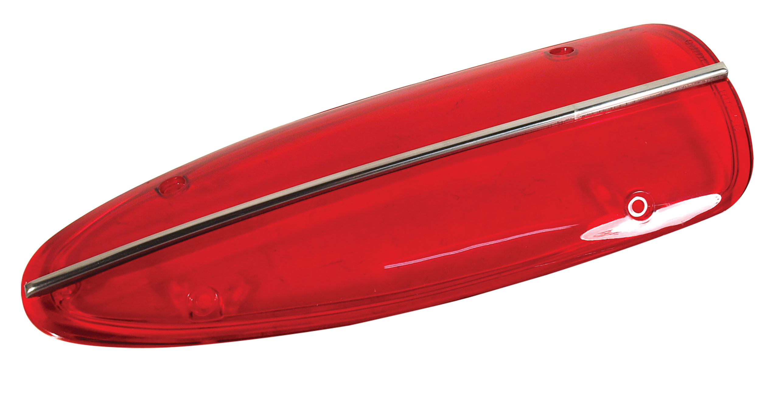 C1 1958-1960 Chevrolet Corvette Tail Light Lens. Red - Trim Parts