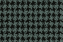 1967 Chevrolet Nova / Chevy II Nova 2Dr Coupe Trunk Mat Tm Vinyl In Aqua Houndstooth - Auto Custom Carpet