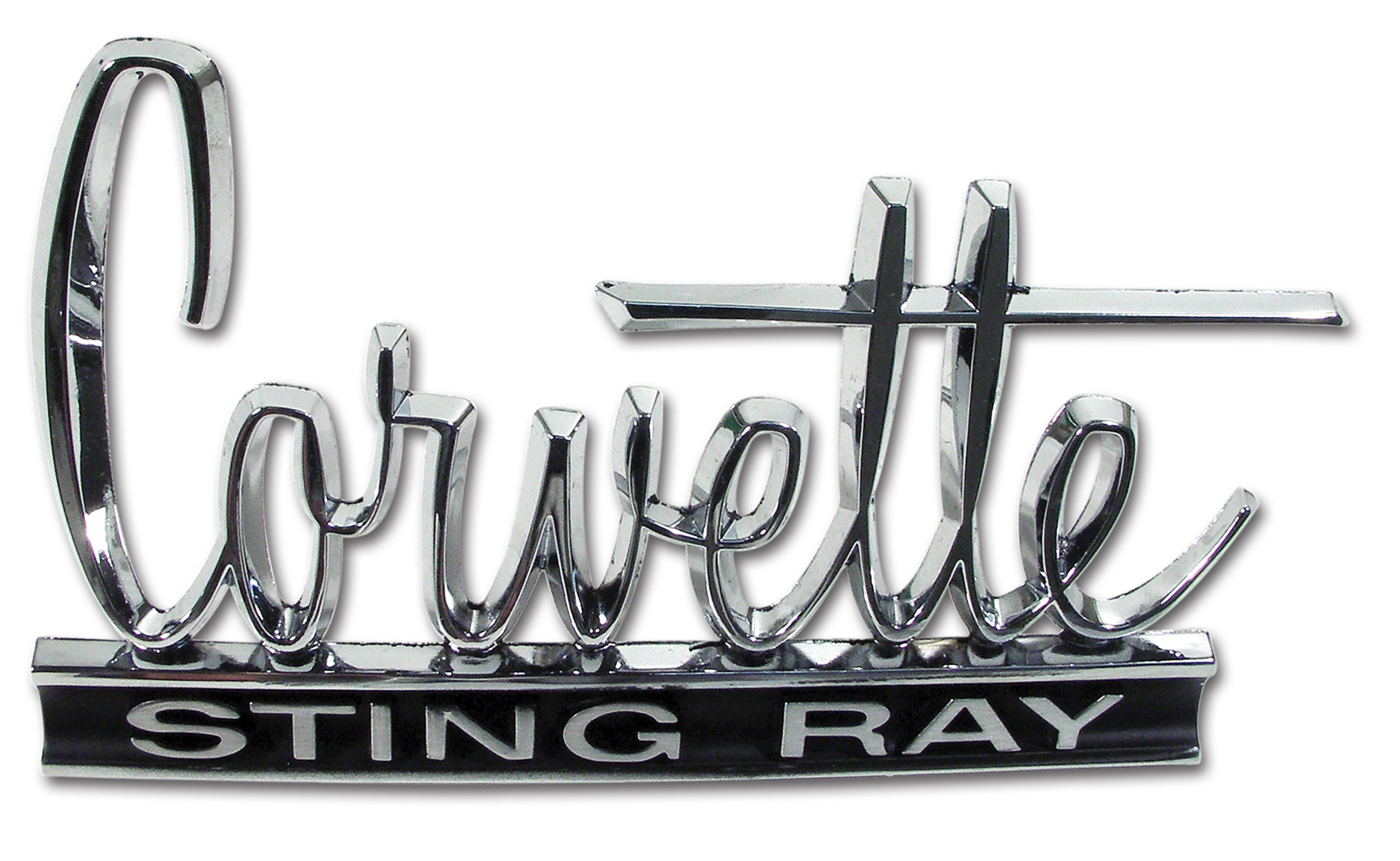 General Motors 1966-1967 Chevrolet Corvette Emblem. Stingray - 66 Front & 66-67 Rear