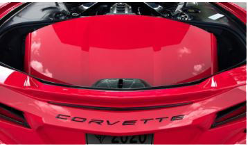 C8 2020-2024 Chevrolet Corvette Rear Lettering - Carbon Flash Metallic - 84811670 - General Motors