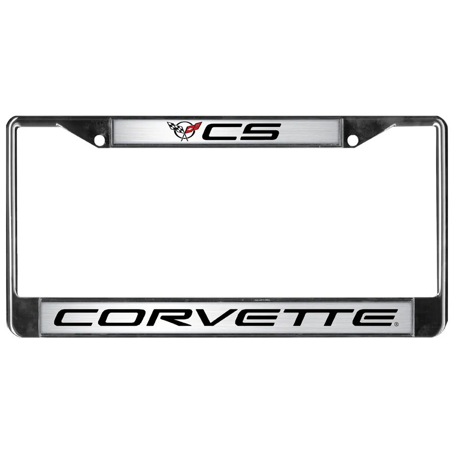 C5 1997-2004 Chevrolet Corvette Chrome Logo/Lettering for License Plate Surround - Choose Style - Auto Accessories Of America