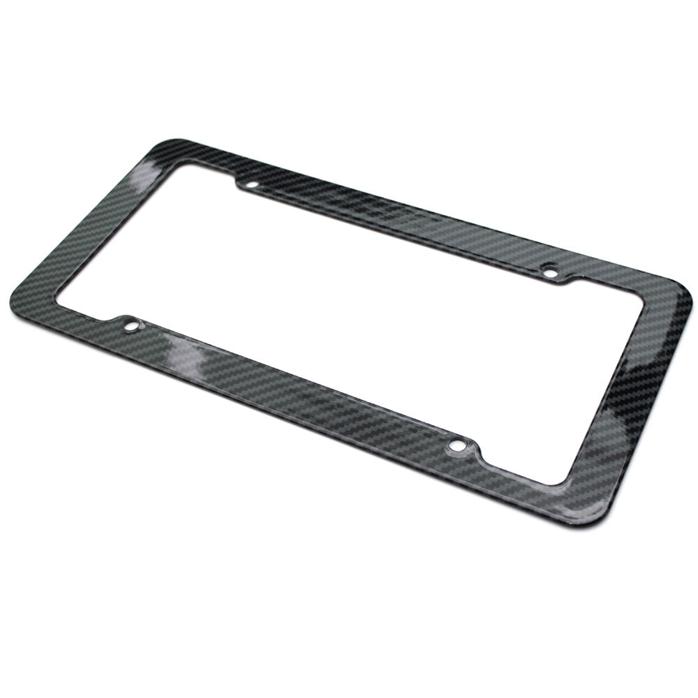 1997-2019 Chevrolet Corvette Hydro Carbon Fiber Plastic License Plate Frame - Auto Accessories Of America