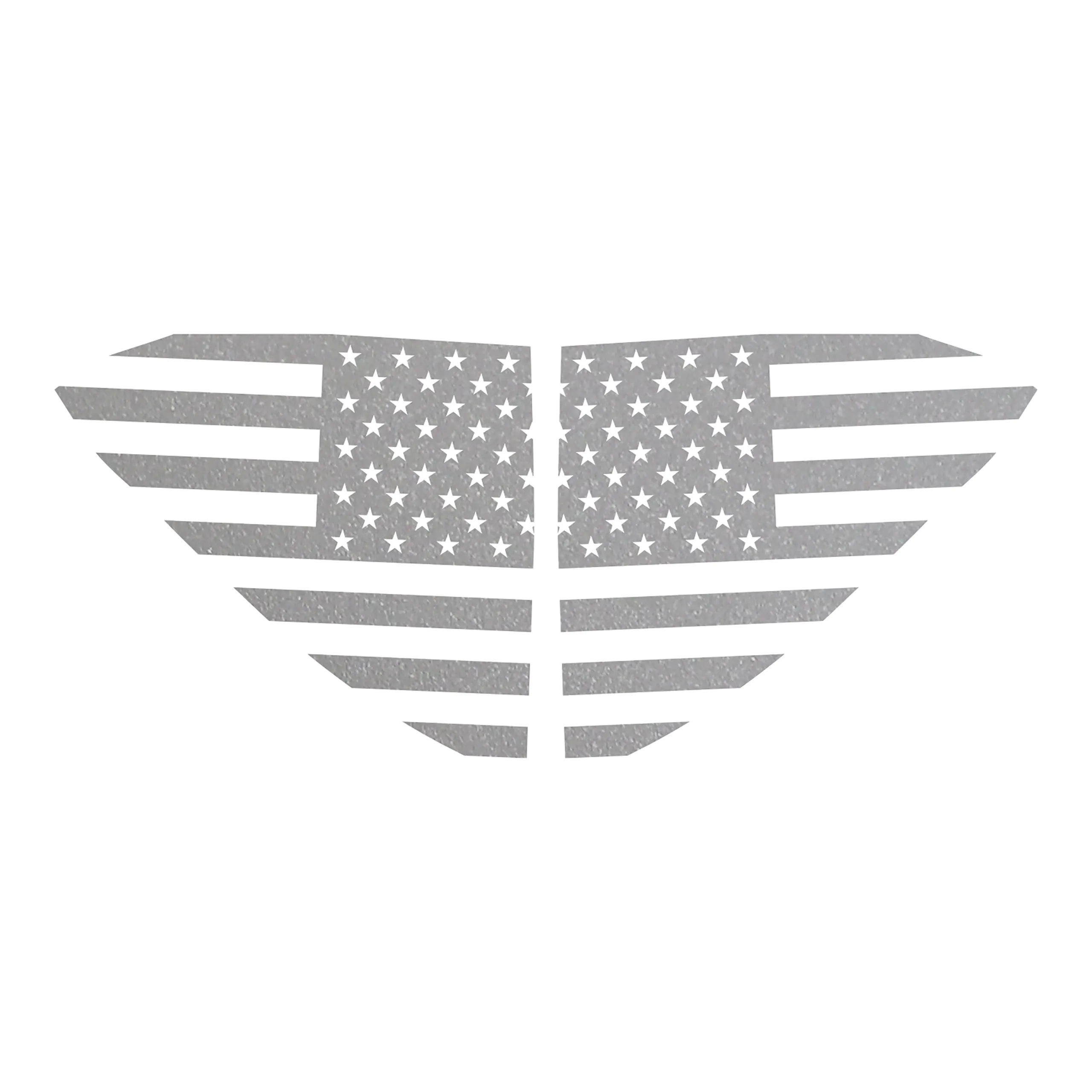 C8 2020-2024 Chevrolet Corvette Window US Flag Decals - Choose Style & Color - CA