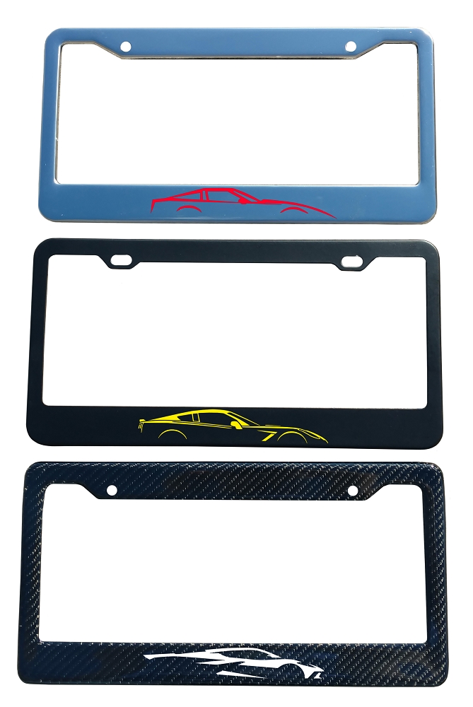 Corvette America 2020-2023 Chevrolet Corvette Carbon Fiber License ...