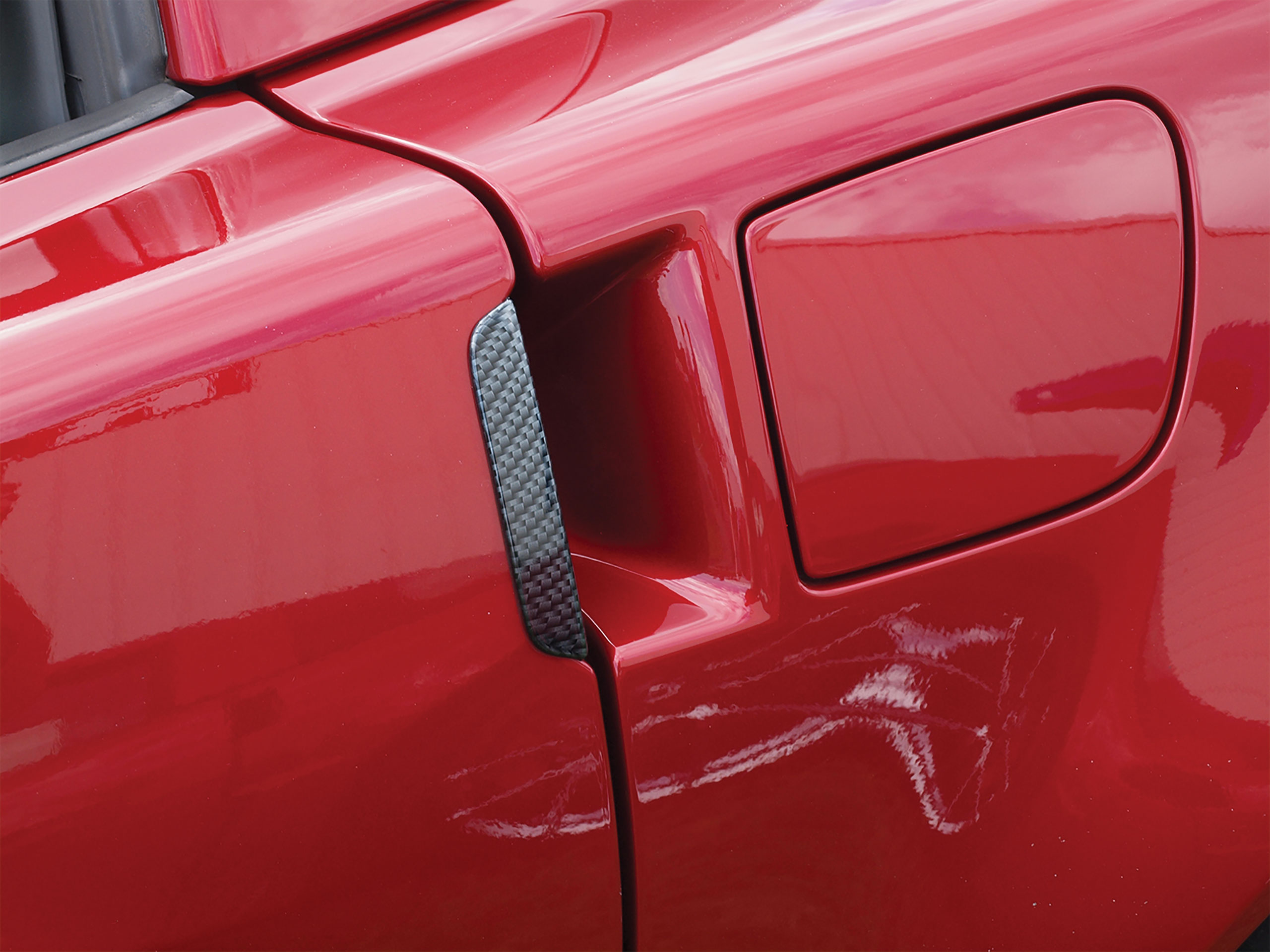 C6 2005-2013 Chevrolet Corvette Hydro Carbon Fiber Door Handles - Choose Finish - CA