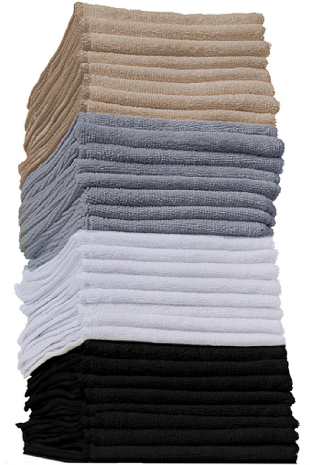1953-2023 Chevrolet Corvette Microfiber Cleaning Cloths - 50pc - Assorted Colors - Auto Accessories Of America