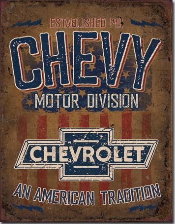 1953-2023 Chevrolet Corvette Chevy Motor Division An American Tradition Tin Sign - Auto Accessories Of America