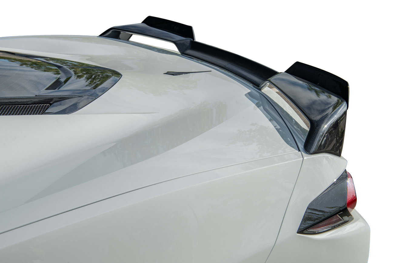 C8 2020-2024 Chevrolet Corvette Z51 Style Wing Spoiler Add-On Wickers ...