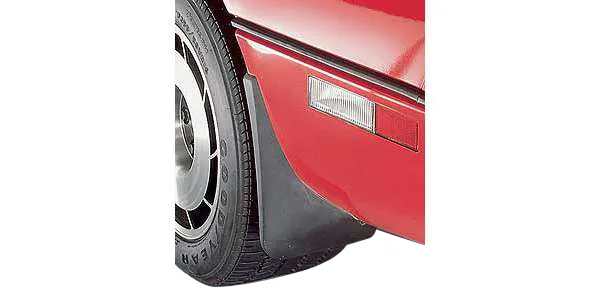C4 1984-1990 Chevrolet Corvette Molded Splash Guards - Front & Rear Sets - Auto Accessories Of America