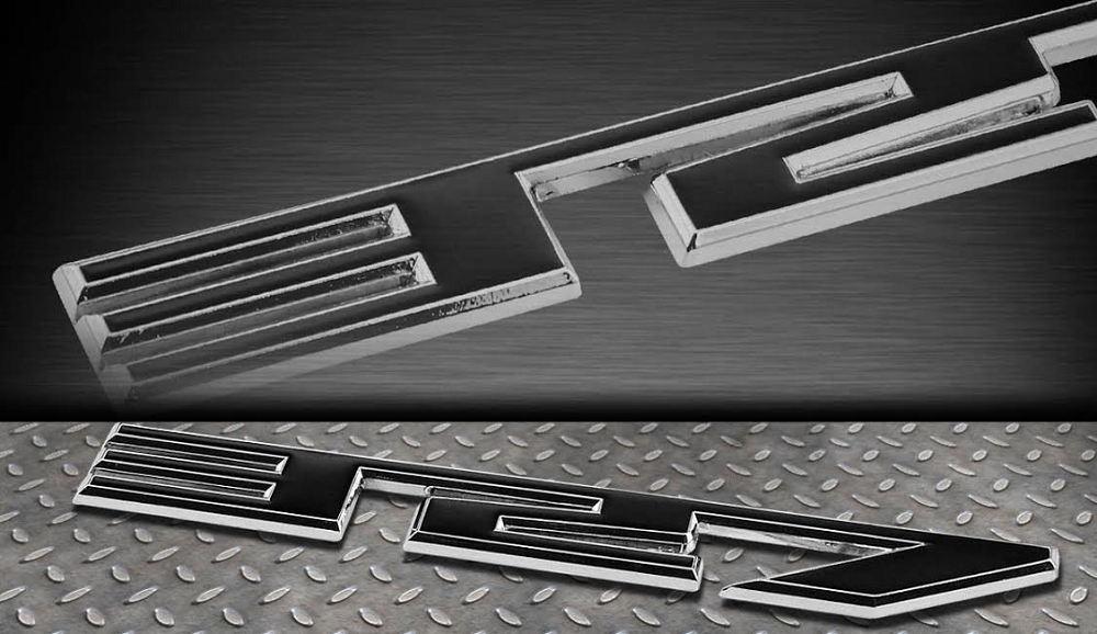1953-2023 Chevrolet Corvette Aluminum Billet Emblem - Choose Application & Color - Auto Accessories Of America