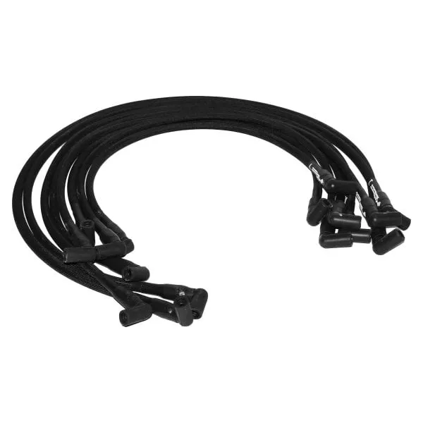 C3 1968-1982 Chevrolet Corvette Live Wire Plug Wires Under Headers - 90 Degree Boot - Choose Color - DUI Performance Distributors