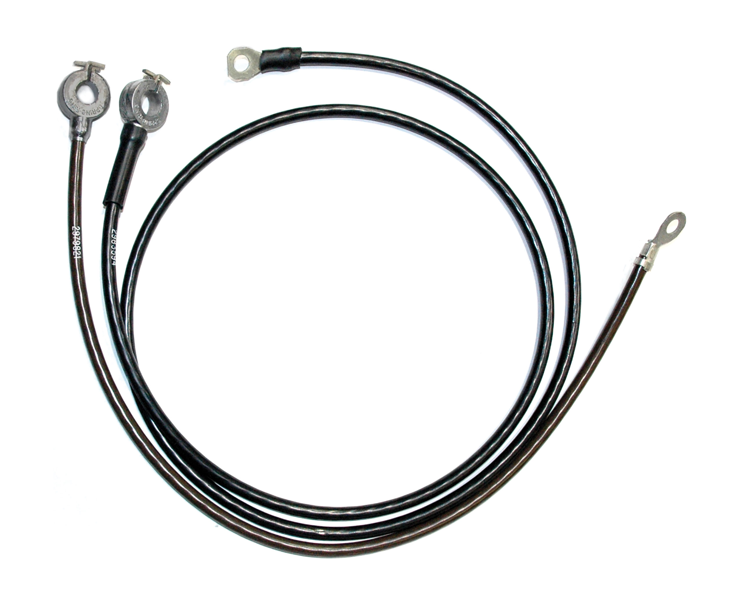 C2 1964-1965 Chevrolet Corvette Battery Cables. 327 W/Air Conditioning And 396 - Lectric Limited, Inc.