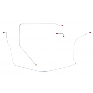 C2 1963-1966 Chevrolet Corvette Front Brake Line Kit - Choose Application & Finish - The Right Stuff