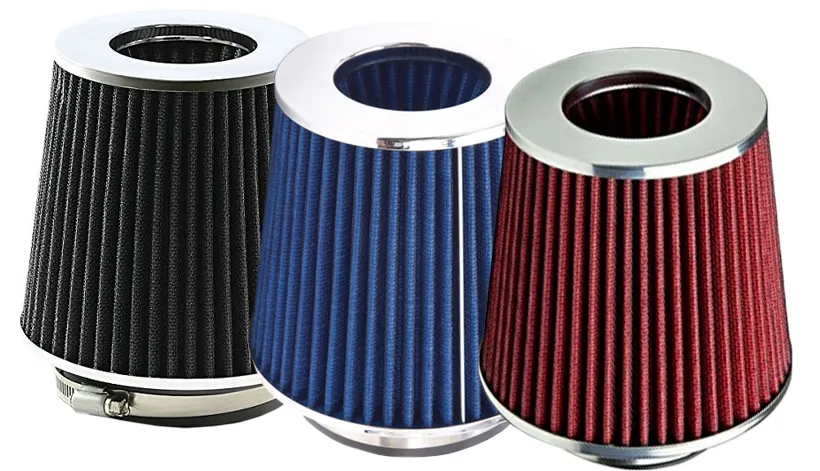1953-2023 3.5in /89mm Cold Air Intake Replacement Cone Filter - Black - CA