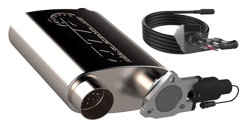 19532023 Chevrolet Corvette WeldOn Reverse Screamer Twintronic Muffler W/BoltOn QTP Exhaust