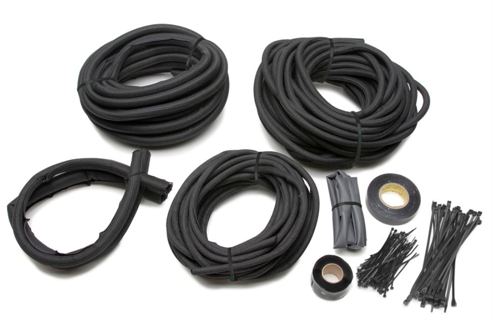 1953-2023 Chevrolet Corvette ClassicBraid Chassis Split Braided Wiring Loom Kit - Painless Performance Products