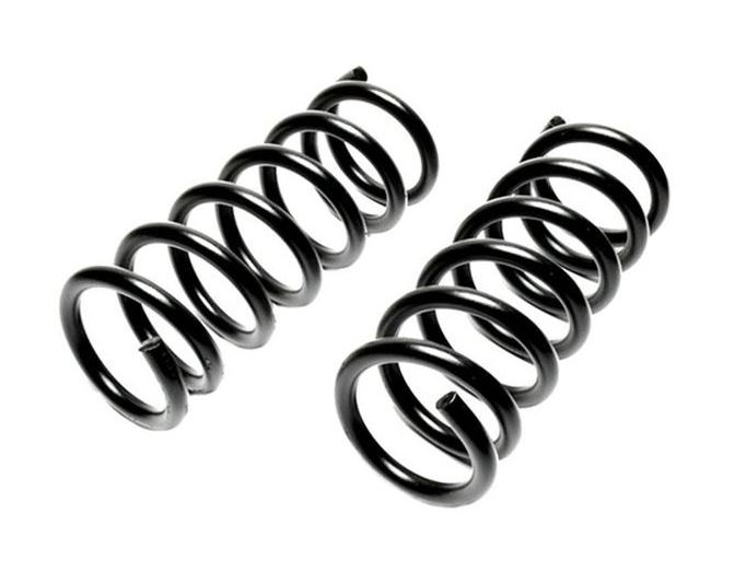 1963-1982 Chevrolet Corvette Front Heavy Duty Black Coil Spring Set - Choose Application - Moog
