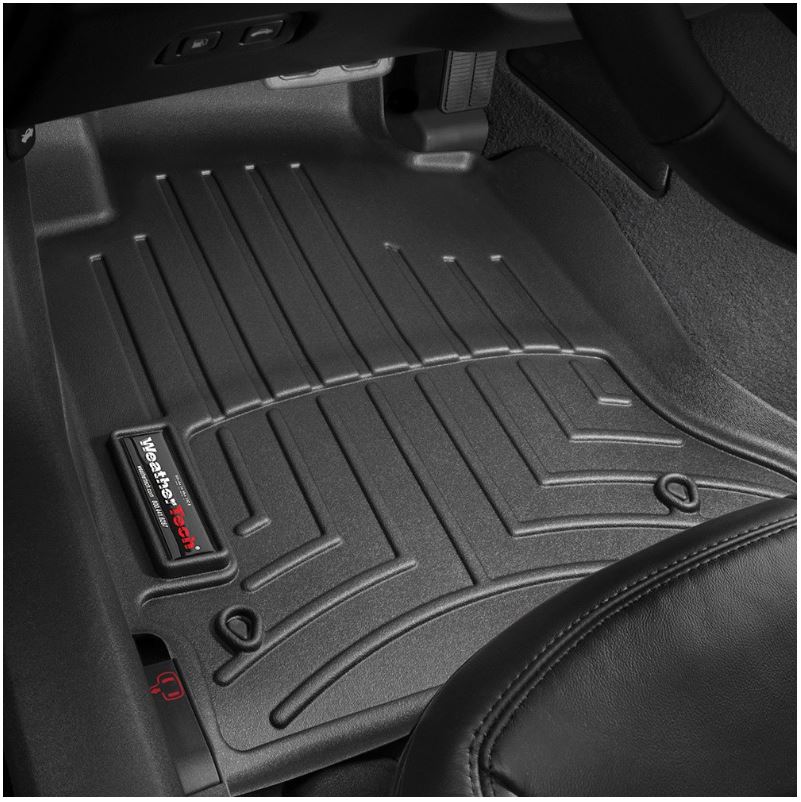 C6 2005-2013 Chevrolet Corvette Front Floor Liners W/Retention Hooks - Choose Color - WeatherTech